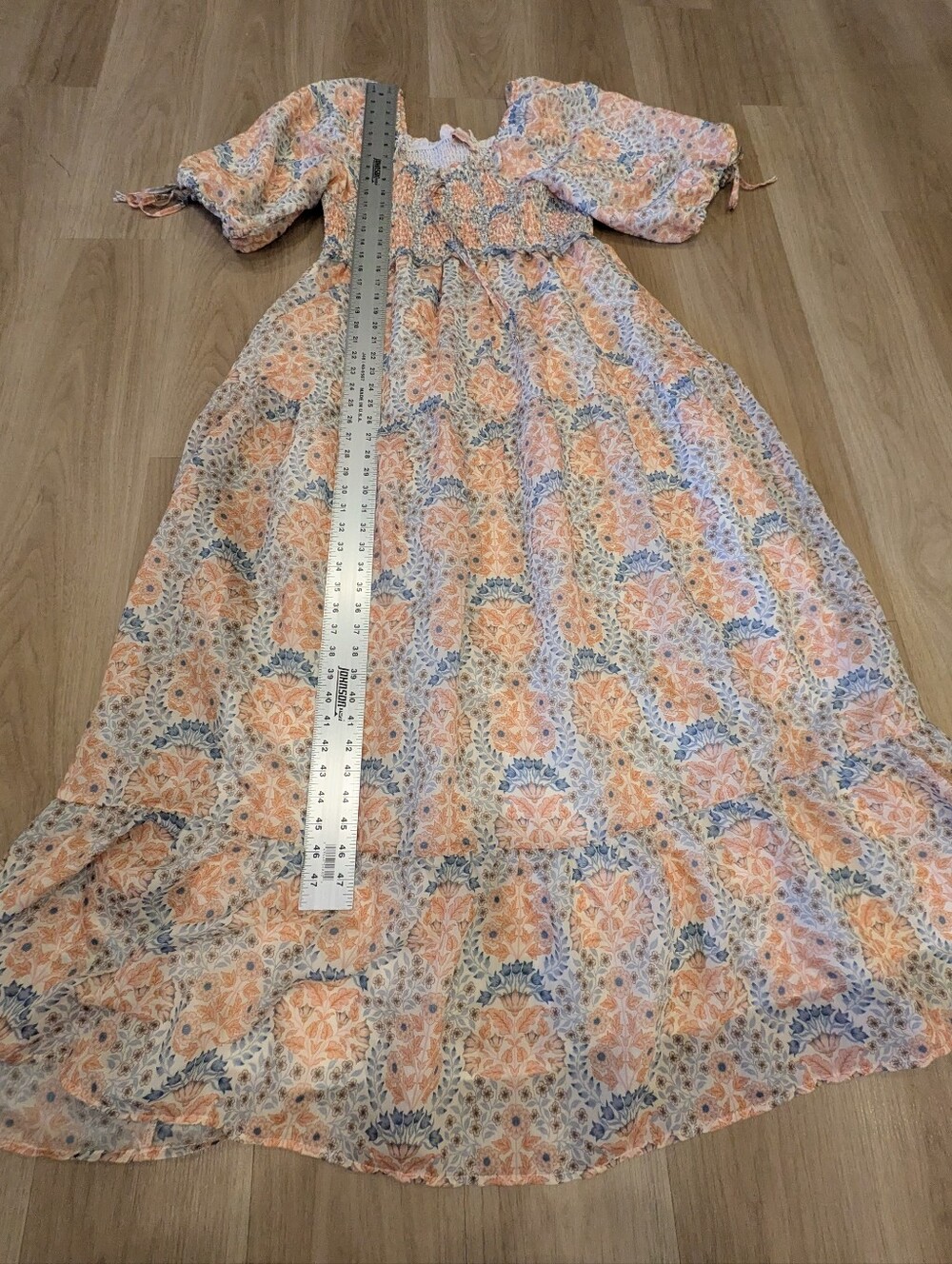 Ivy City Size Xl Cute Patterned Maxi Dress - Picture 4 of 8